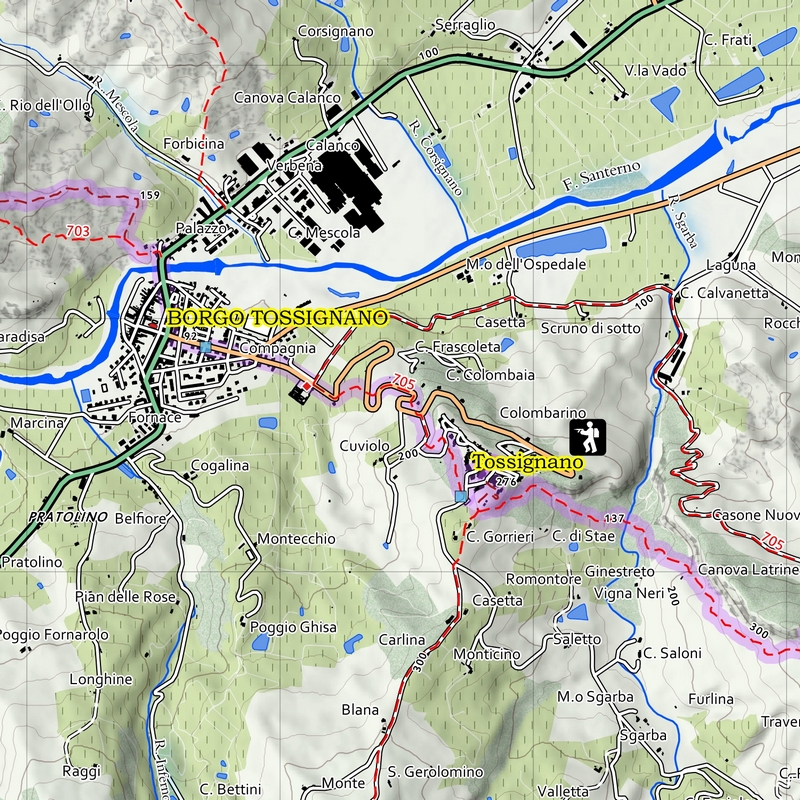 Trekking Linea Gotica Boreal Mapping